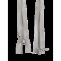 Блискавка роз'ємна 60см на 2 бігунки тип Спіраль Т-3 колір світлий джинс