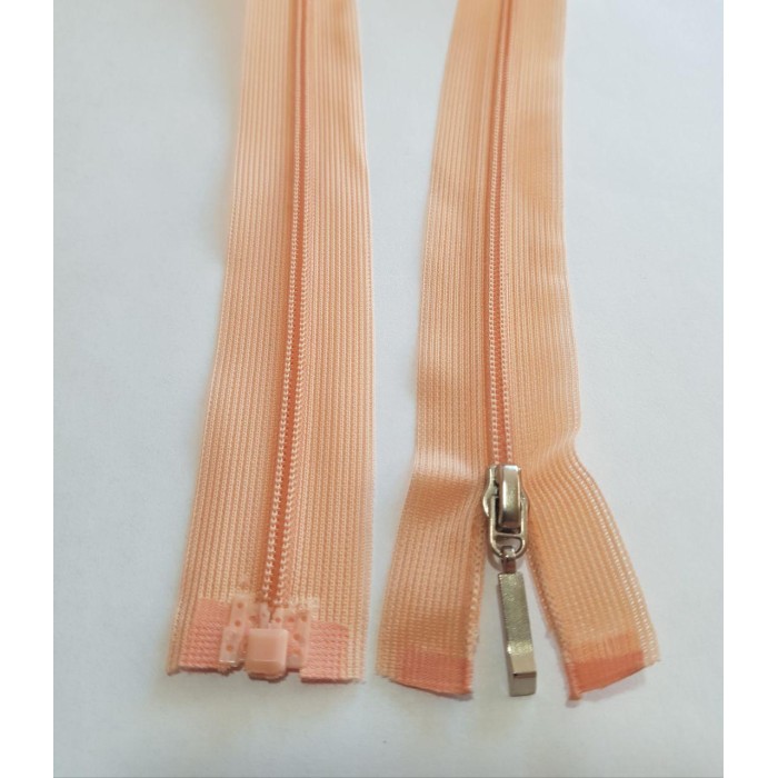 Блискавка роз'ємна 60см тип Спіраль Т-3 колір персик