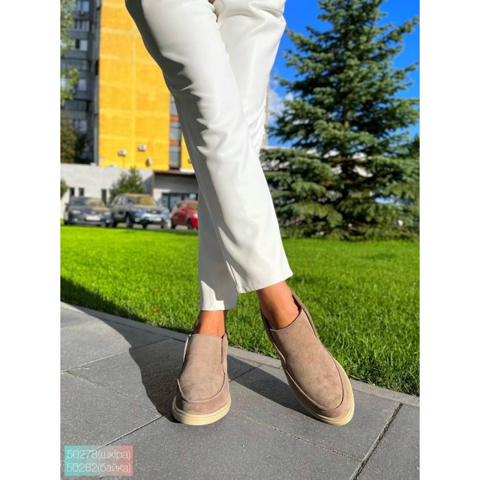 Туфлі/Лофери жіночі натуральна замша 36,37р