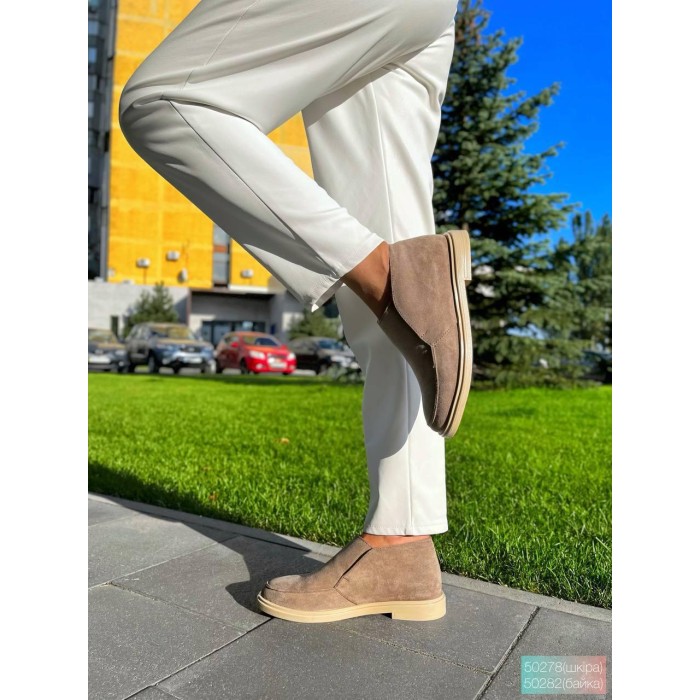 Туфлі/Лофери жіночі натуральна замша 36,37р