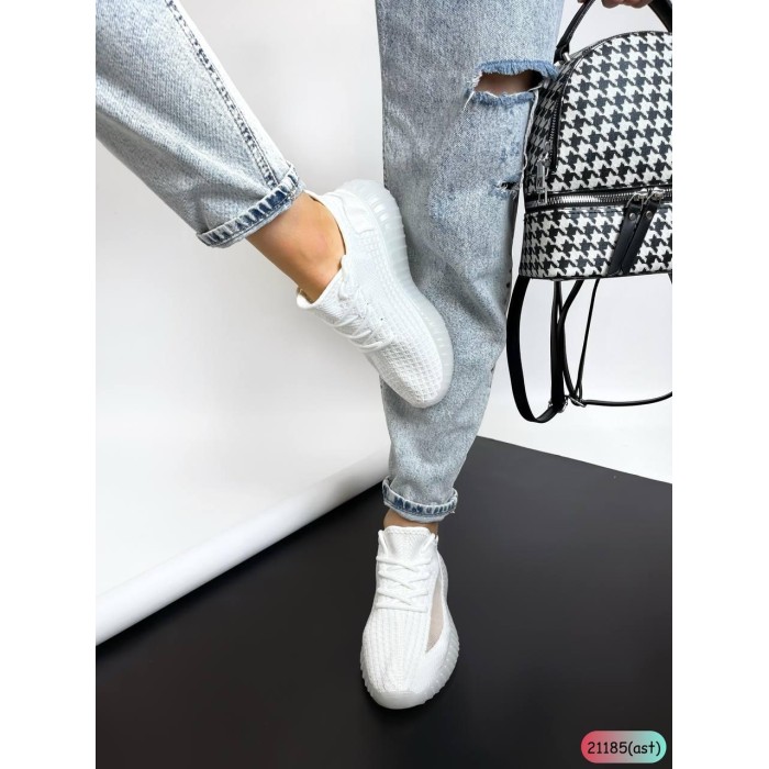 Кеди демі жіночі взуттєвий текстиль беж на 35.5р