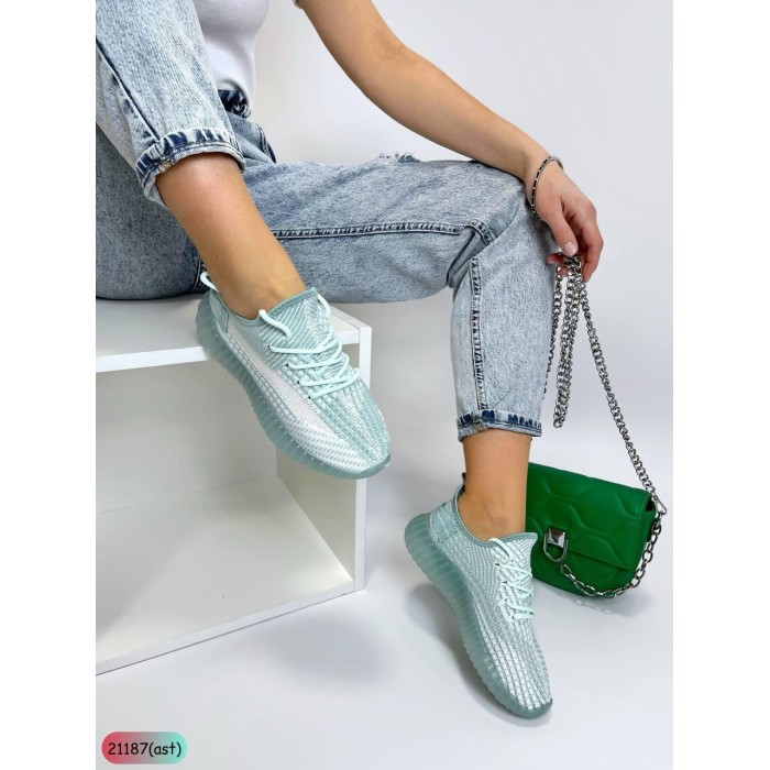 Кеди демі жіночі взуттєвий текстиль бірюза. на 35,35.5,36,37,39р