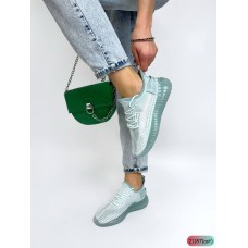 Кеди демі жіночі взуттєвий текстиль бірюза. на 35,35.5,36,37,39р