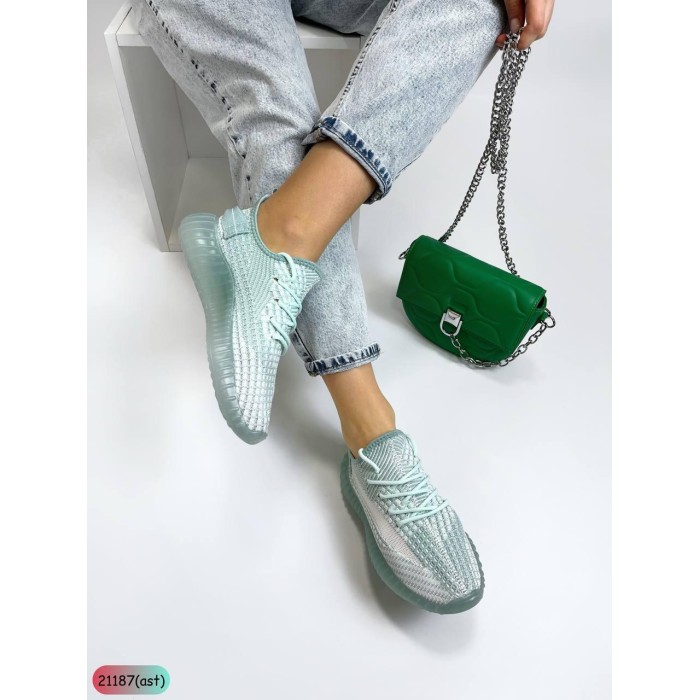 Кеди демі жіночі взуттєвий текстиль бірюза. на 35,35.5,36,37,39р