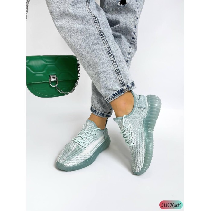 Кеди демі жіночі взуттєвий текстиль бірюза. на 35,35.5,36,37,39р