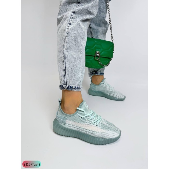 Кеди демі жіночі взуттєвий текстиль бірюза. на 35,35.5,36,37,39р