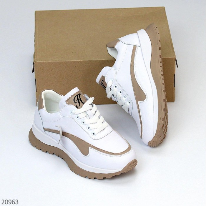 Кросівки жіночі натуральна шкіра білі 38,39,40,41р