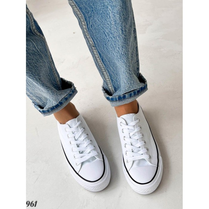 Кеди жіночі текстиль білі на 36,37,38,39р