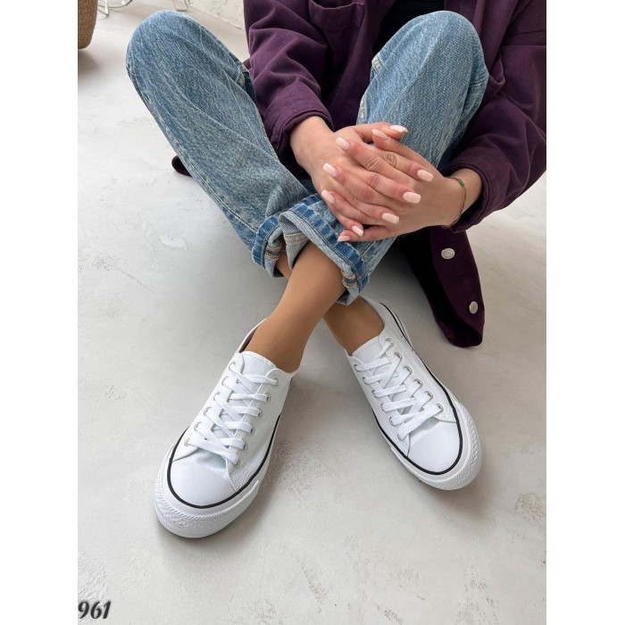 Кеди жіночі текстиль білі на 36,37,38,39р