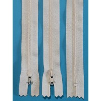 Блискавка на брючки або спідницю YKK тип-3 Японія 18см молочного кольору