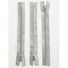 Блискавка на брючки або спідницю YKK тип-3 Японія 18см св.сірого кольору