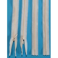 Блискавка потайна YKK тип-3 Японія 20см молочного кольору