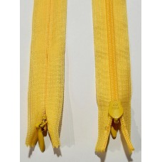 Блискавка потайна YKK тип-3 Японія 20см жовтого кольору