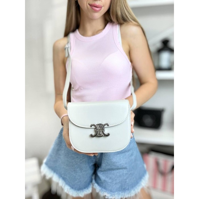 Сумка жіноча з екошкіри Біла