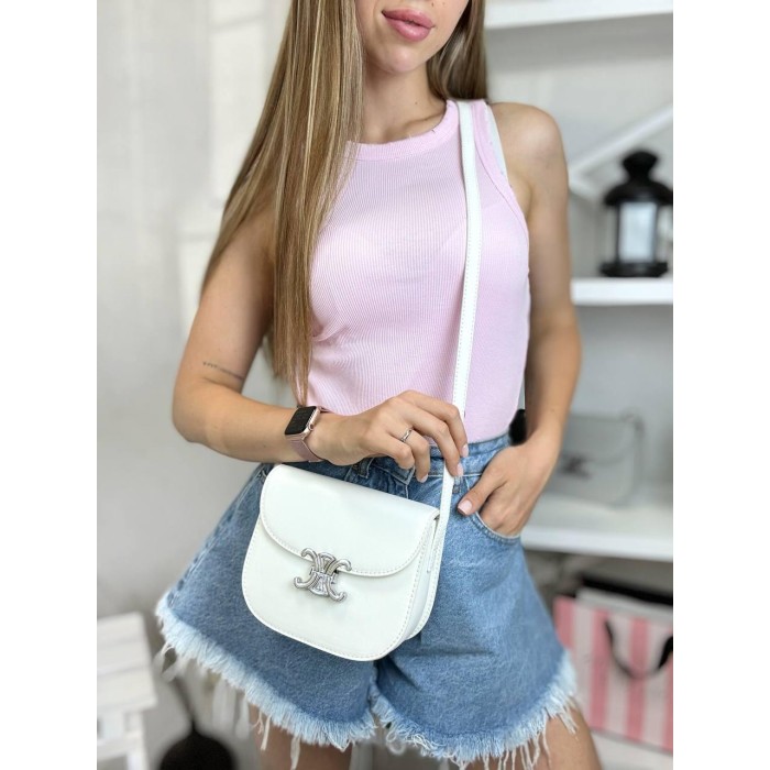 Сумка жіноча з екошкіри Біла