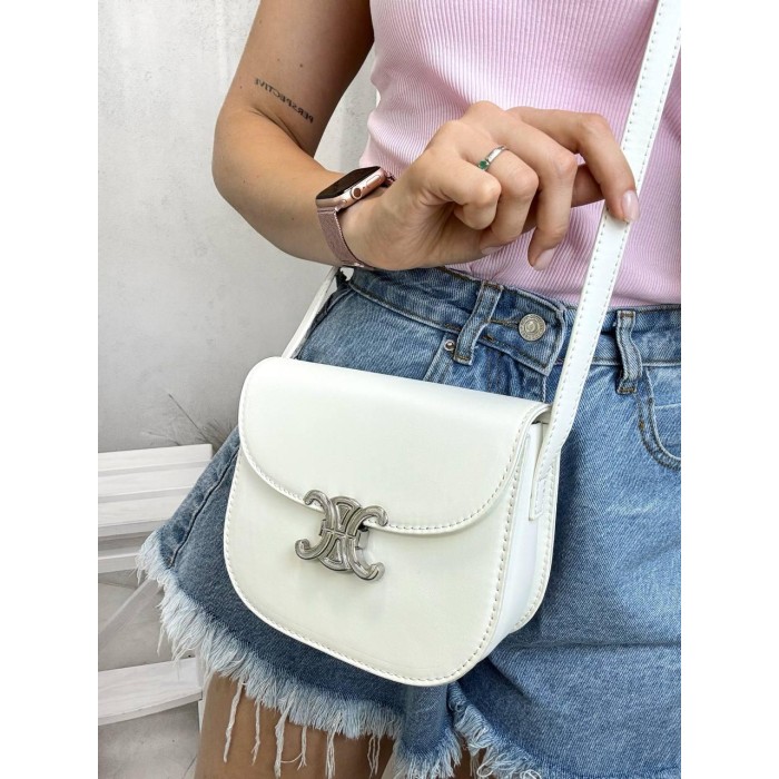 Сумка жіноча з екошкіри Біла