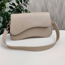 Сумка жіноча з екошкіри Беж, Біла, Шоколад