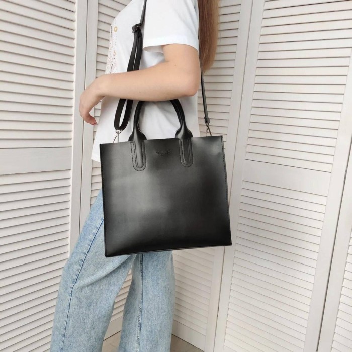 Сумка жіноча 3 відділи екошкіра Біла, Чорна, Айворі,Сіра