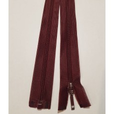 Блискавка роз'ємна 50см тип Спіраль Т-3 колір бордовий