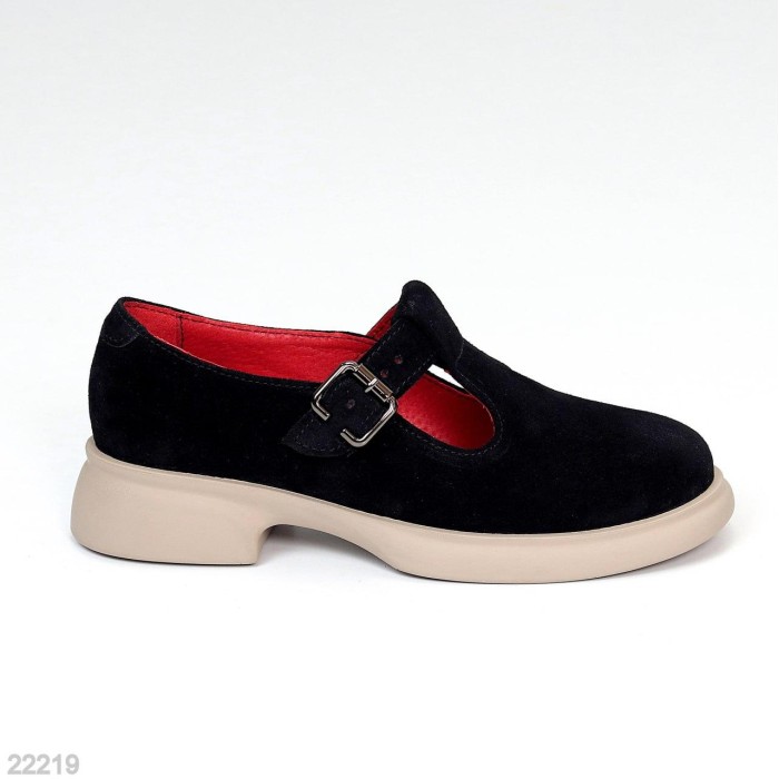 Туфлі жіночі натуральна замша чорні 37р