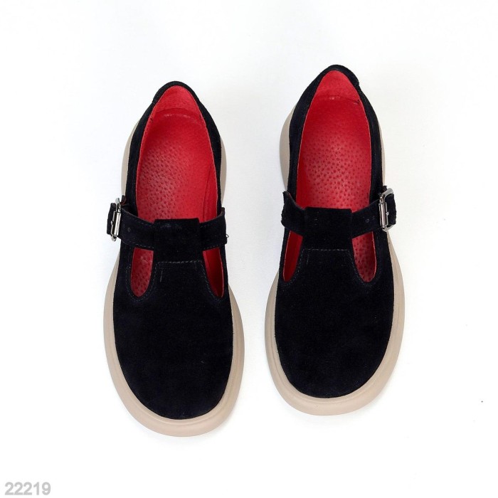 Туфлі жіночі натуральна замша чорні 37р