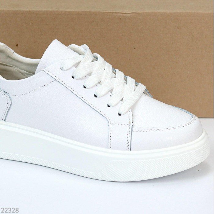 Кеди жіночі натуральна шкіра білі 36,38,39,41р