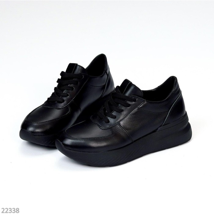 Кросівки жіночі натуральна шкіра чорні 37,41р