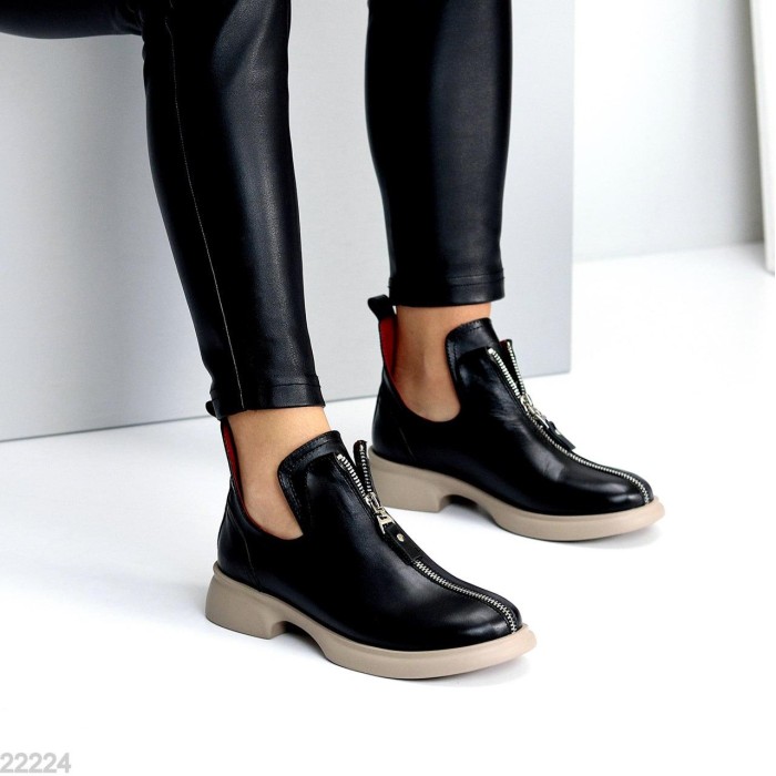 Туфлі жіночі натуральна шкіра чорні 37,38,39,40р