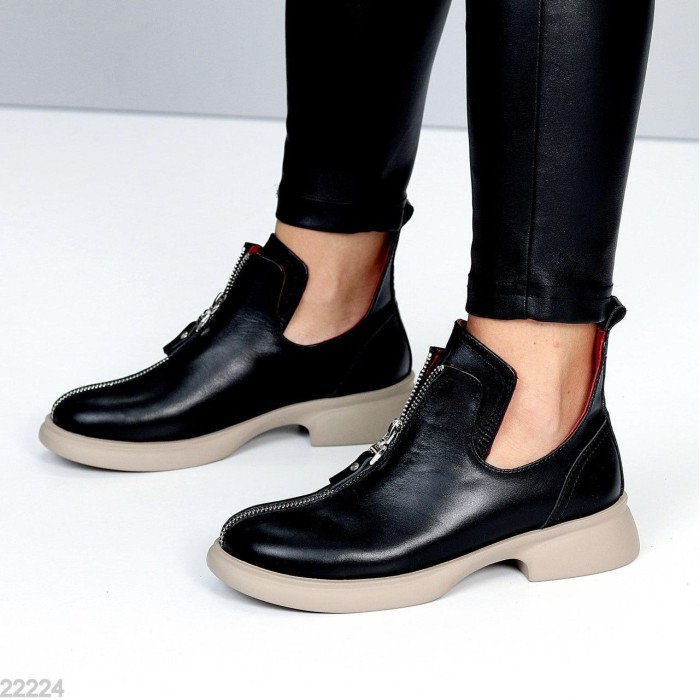 Туфлі жіночі натуральна шкіра чорні 37,38,39,40р