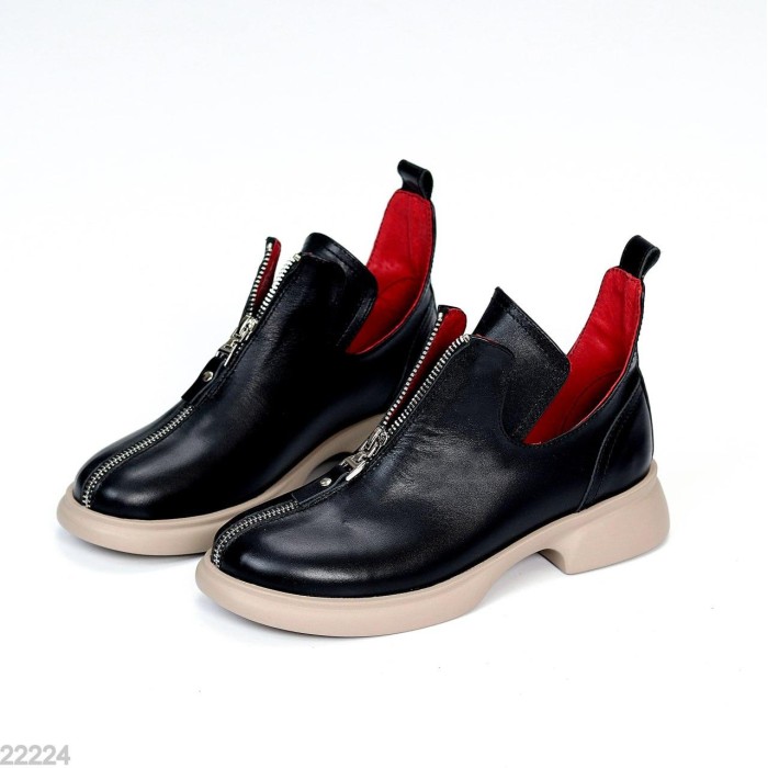 Туфлі жіночі натуральна шкіра чорні 37,38,39,40р