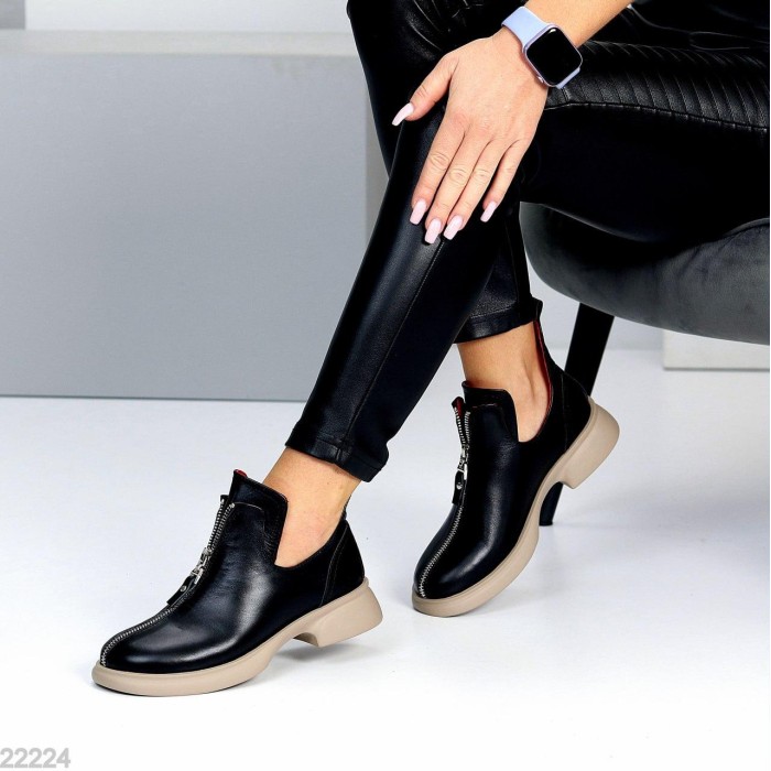 Туфлі жіночі натуральна шкіра чорні 37,38,39,40р