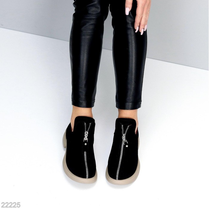 Туфлі жіночі натуральна замша чорні 36,37,38р