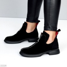 Кросівки жіночі натуральна замша колір-чорний 37,39,40р