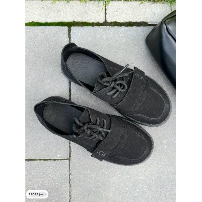 Туфлі жіночі з натуральної замши чорні демі 39,40р