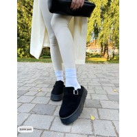 Уггі/Тапулі  жіночі Еко замша колір чорний на 37,39р