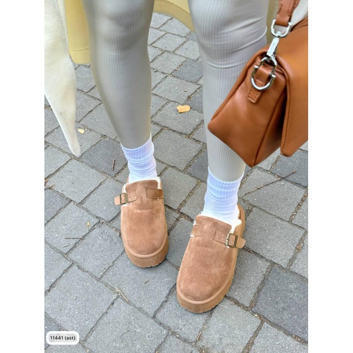 Уггі/Тапулі жіночі Еко замша колір рудий на 39,40р