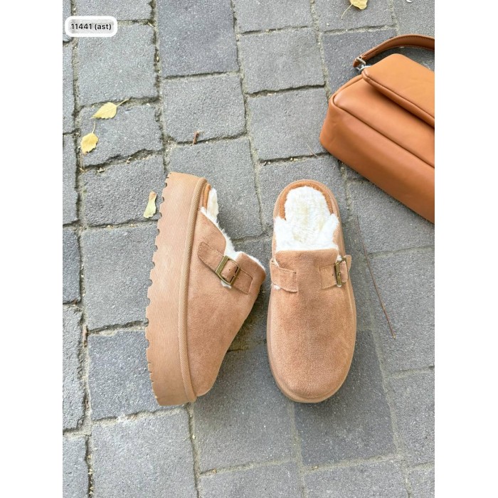 Уггі/Тапулі жіночі Еко замша колір рудий на 39,40р