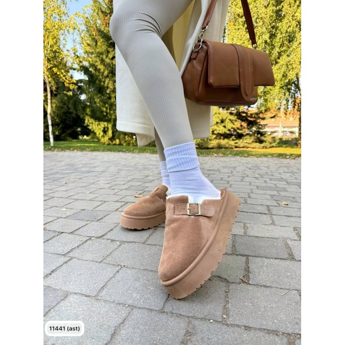 Уггі/Тапулі жіночі Еко замша колір рудий на 39,40р