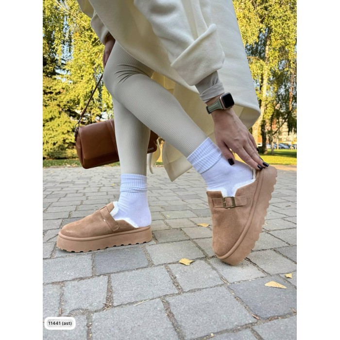 Уггі/Тапулі жіночі Еко замша колір рудий на 39,40р