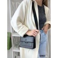 Сумка женская мини клапан экокожа люкс Черная