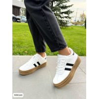 Кеды женские зима натуральная кожа цвет белый 36,39р