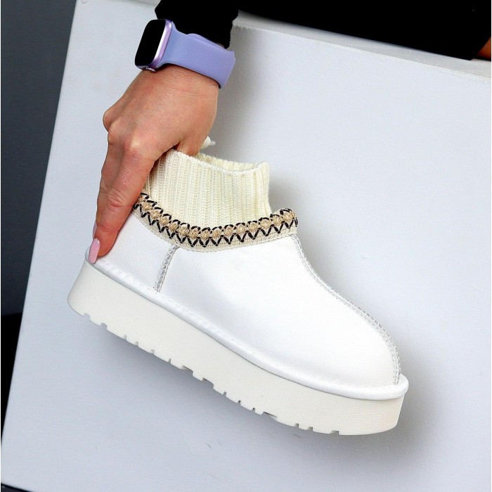 Уггі жіночі білі натуральна шкіра зима 36,37,40,41р.