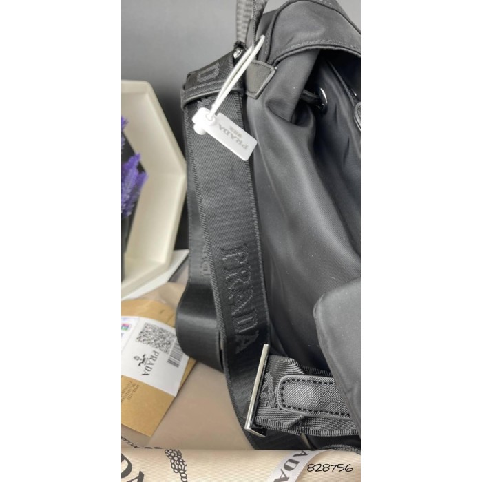 Рюкзак жіночий натуральна кожа комбінована з текстилем щільним Чорний, Бежевий