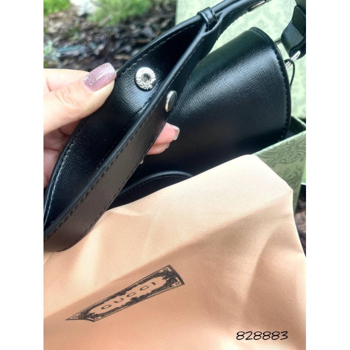 Сумка жіноча Гу натуральна шкіра Чорна