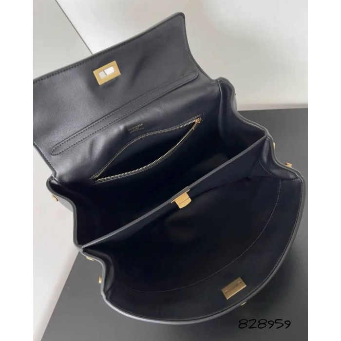 Сумка женская натуральная кожа Чёрная фурнитура золото