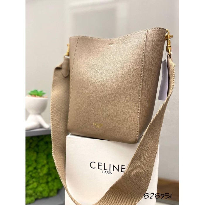 Сумка мішечок жіноча 2/1 з натуральної шкіри капучино