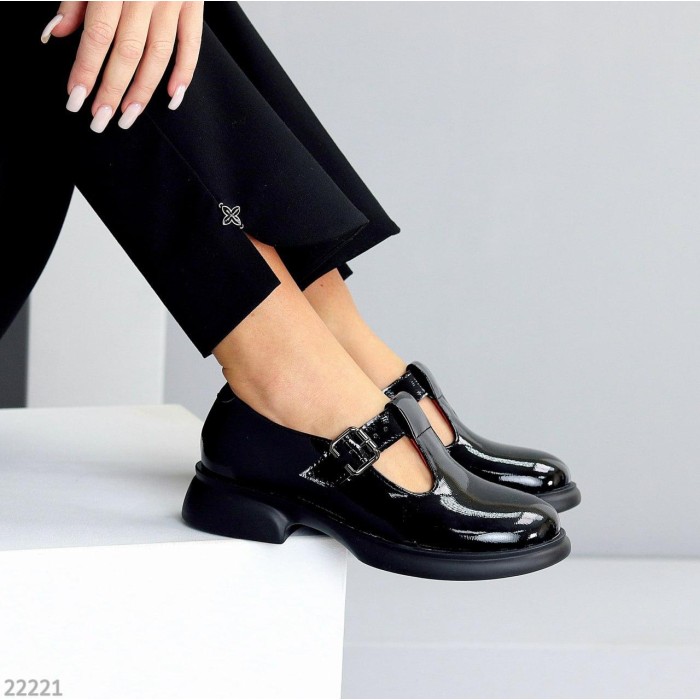 Туфлі жіночі натуральна шкіра чорні 37,40р