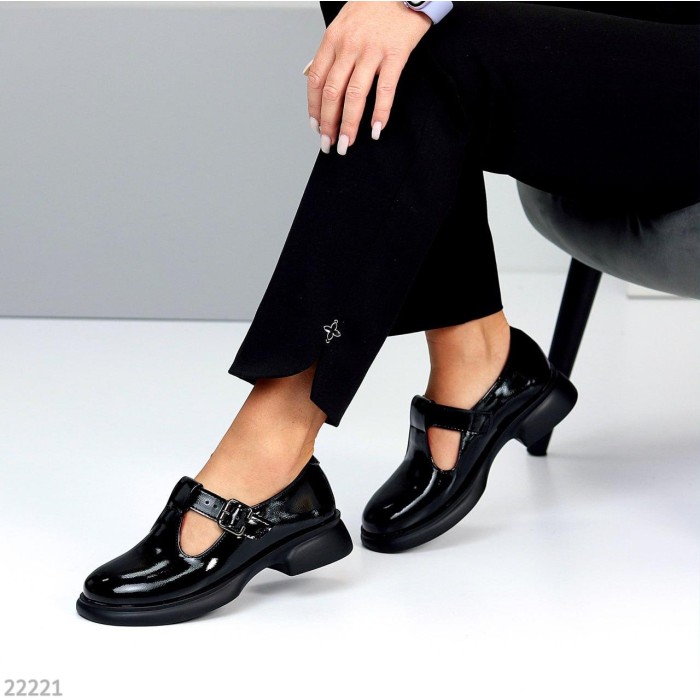 Туфлі жіночі натуральна шкіра чорні 37,40р