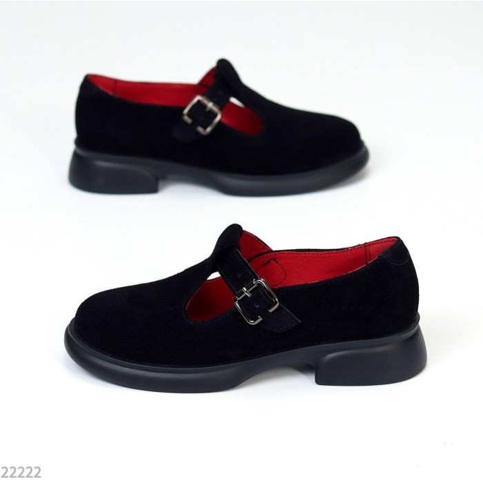 Туфлі жіночі натуральна замша чорні 38,41р