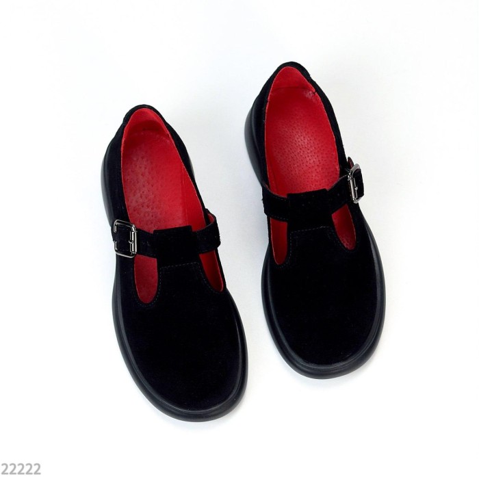 Туфлі жіночі натуральна замша чорні 38,41р